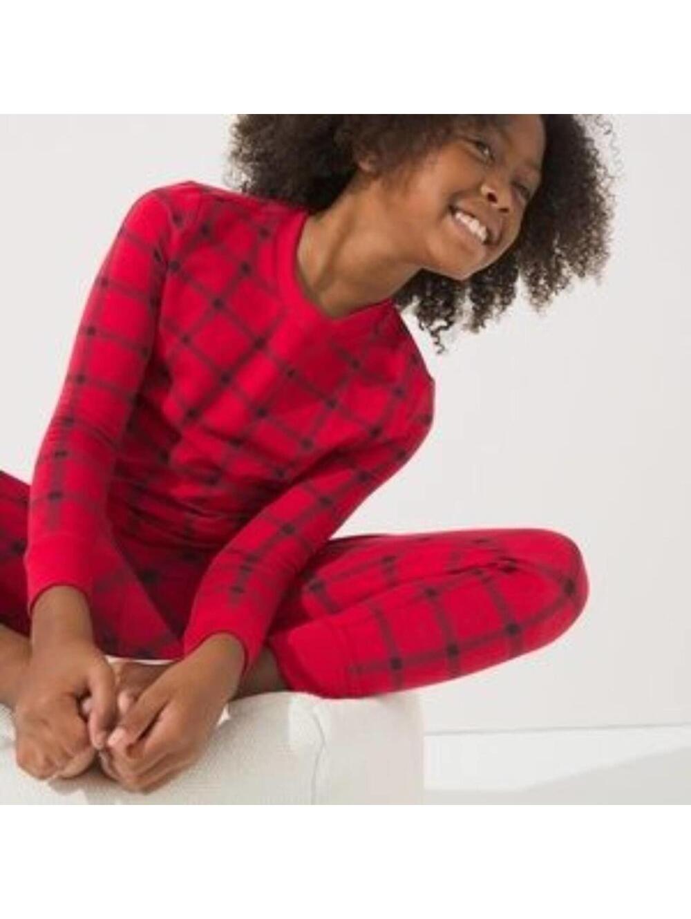 SOMA SERENITY PLAID - Red and Black -  Kids Size 3T - NWT